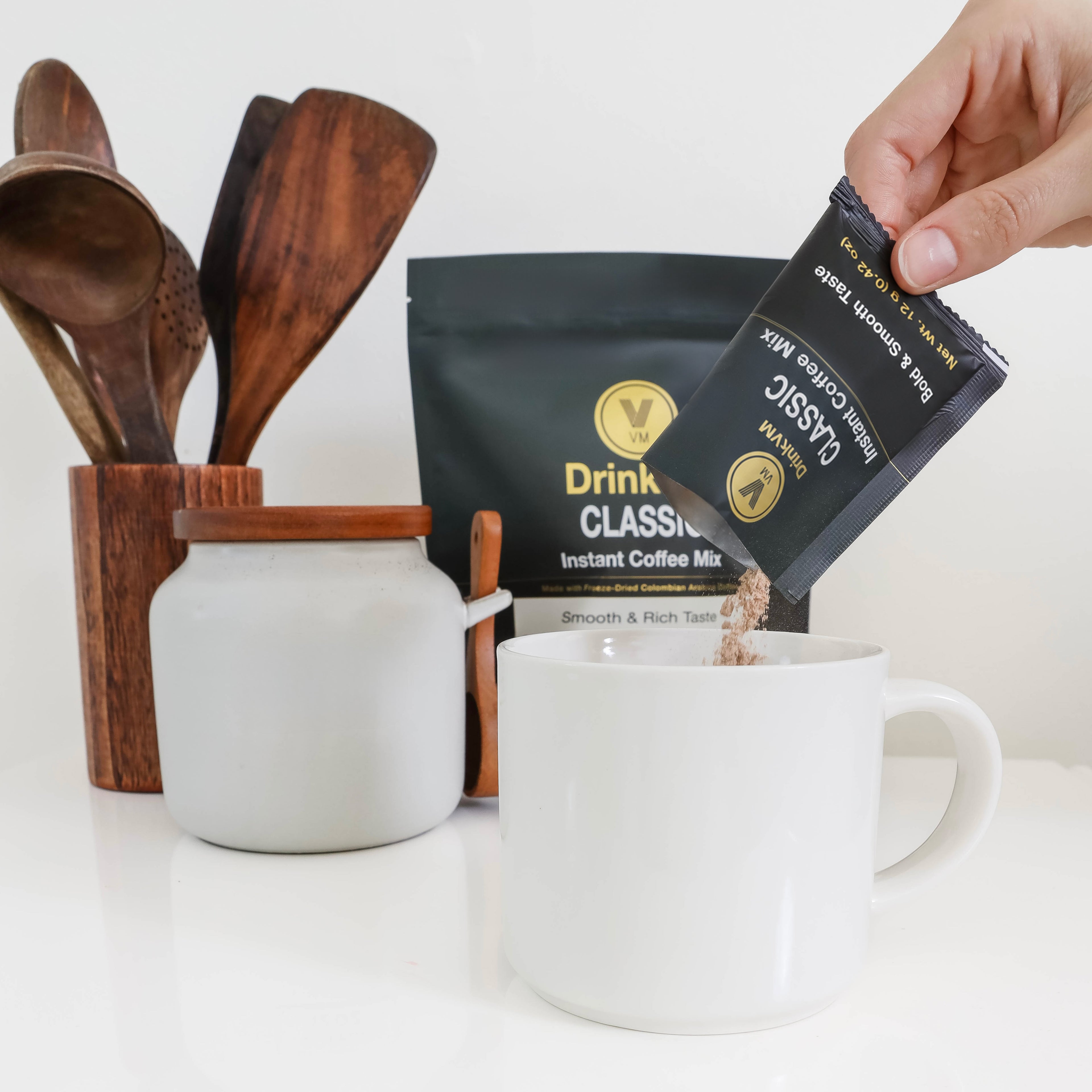 DrinkVM Classic Instant Coffee Mix – 14 Sachets
