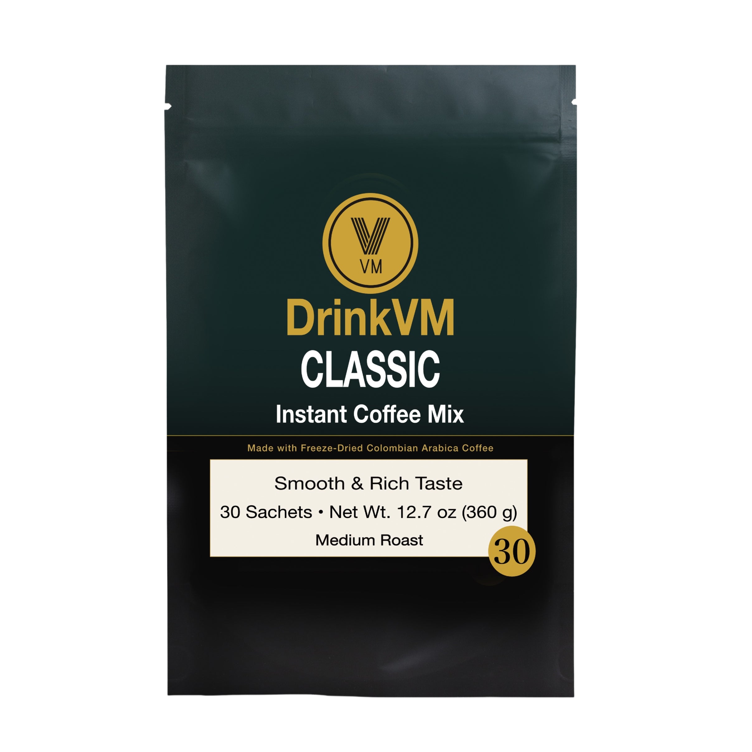 DrinkVM Classic Instant Coffee Mix – 30 Sachets