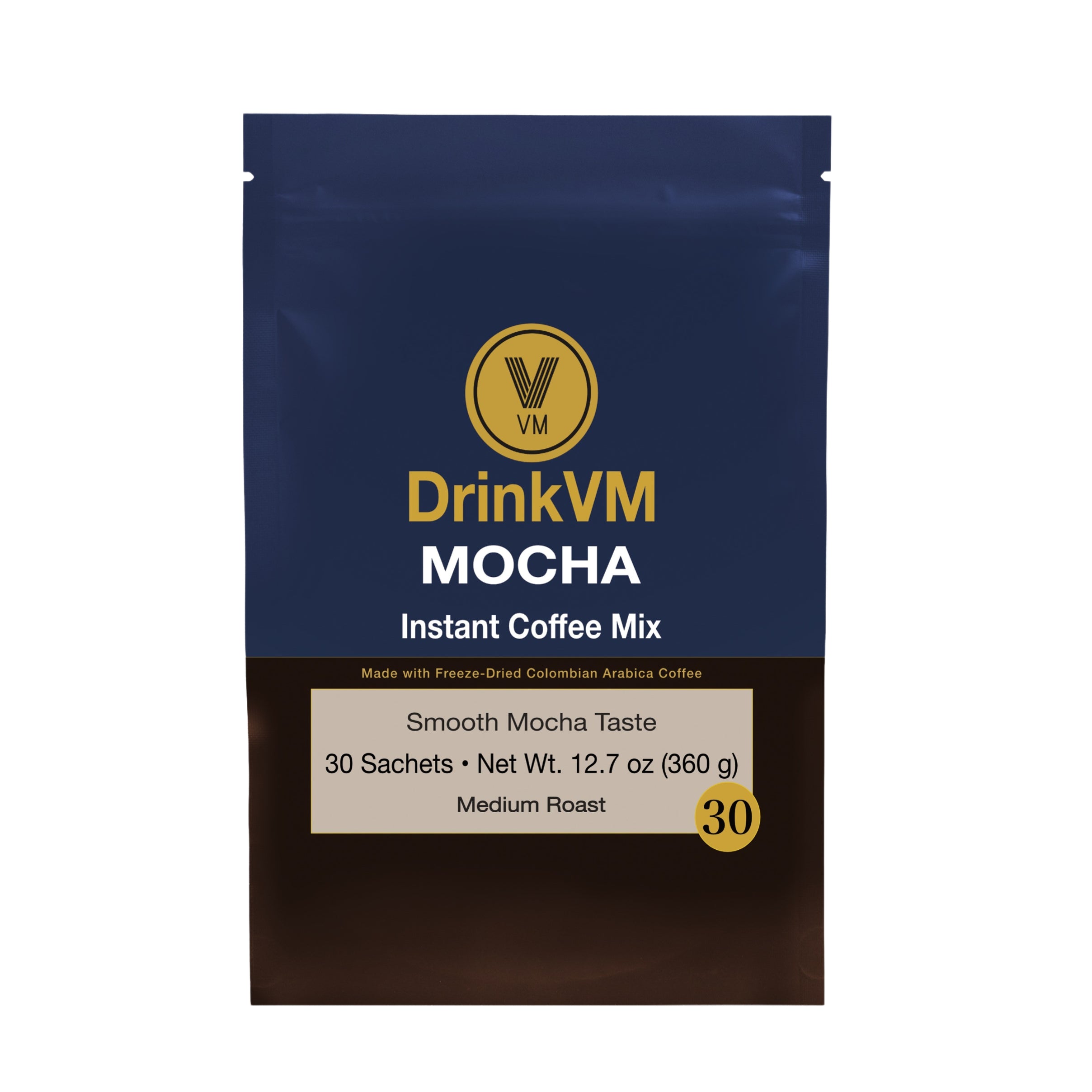 DrinkVM Mocha Instant Coffee Mix – 30 Sachets