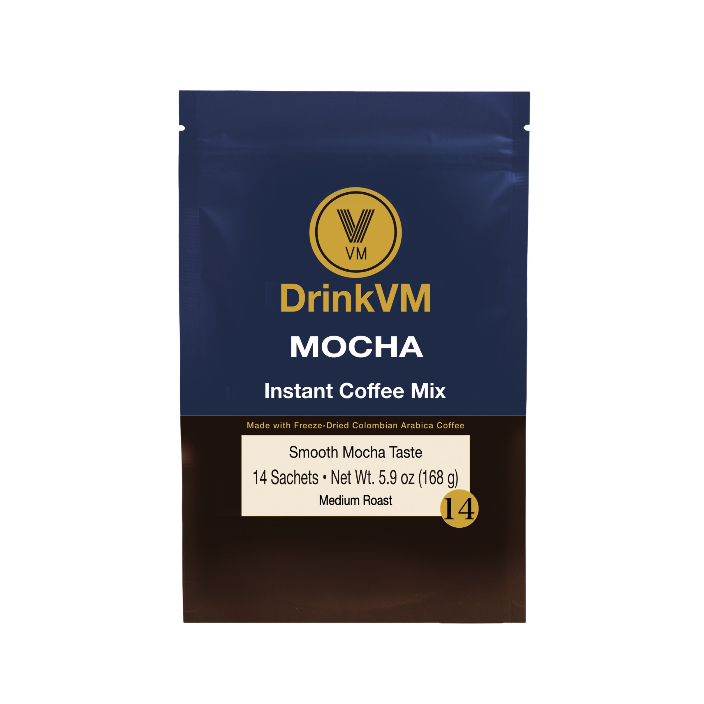 DrinkVM Mocha Instant Coffee Mix – 14 Sachets
