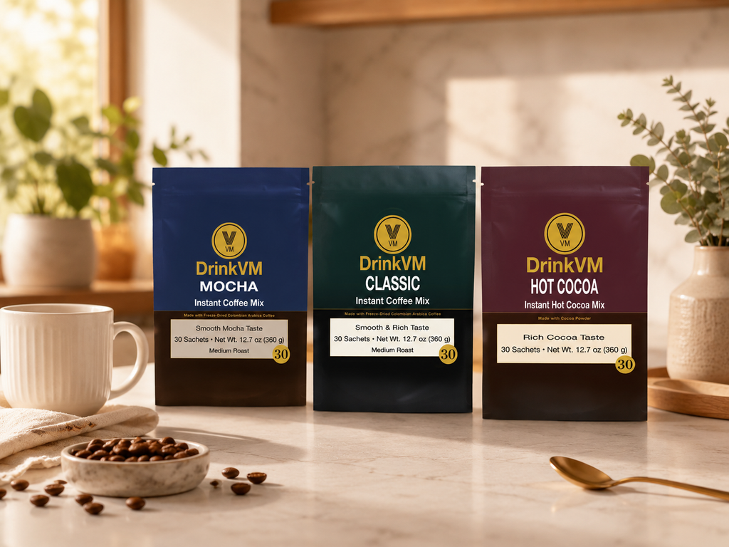 DrinkVM Classic Instant Coffee Mix – 30 Sachets