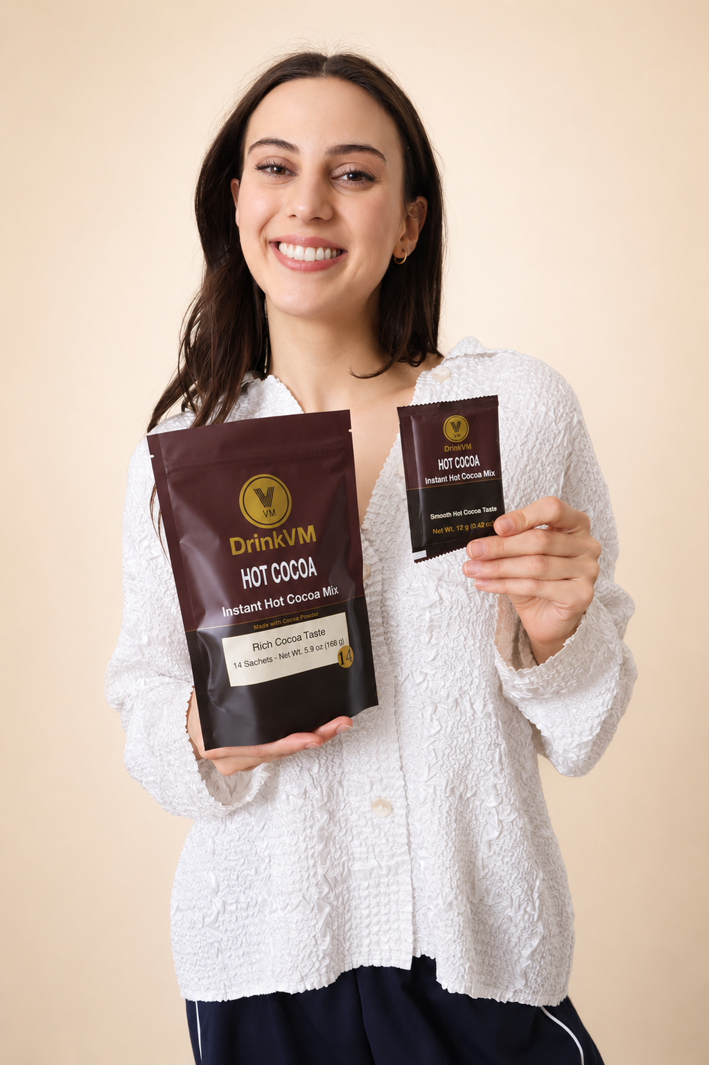 DrinkVM Hot Cocoa Mix – 14 Sachets
