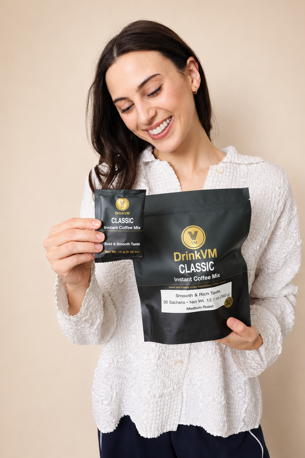 DrinkVM Classic Instant Coffee Mix – 30 Sachets
