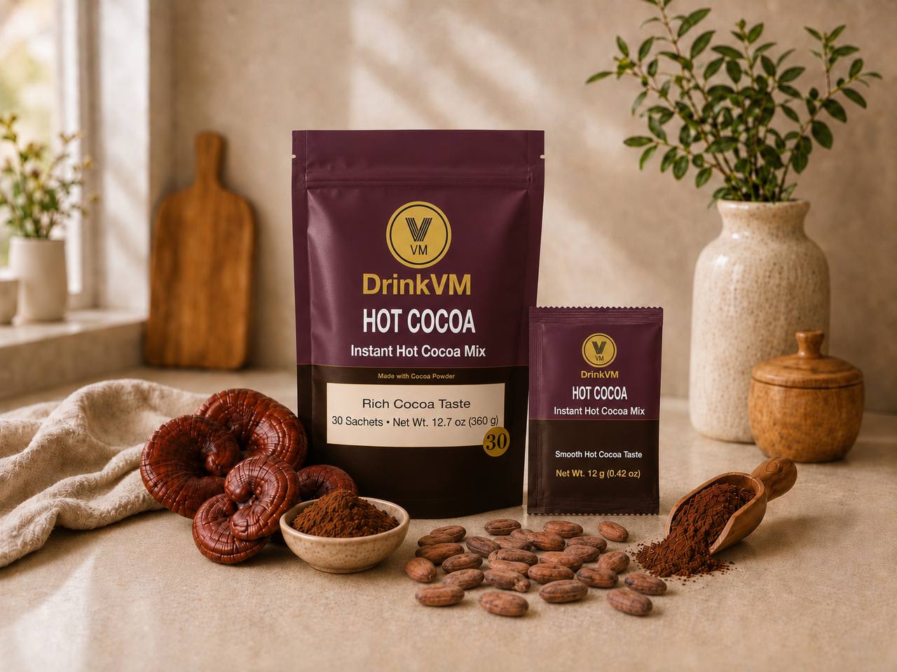 DrinkVM Mocha Instant Coffee Mix – 30 Sachets