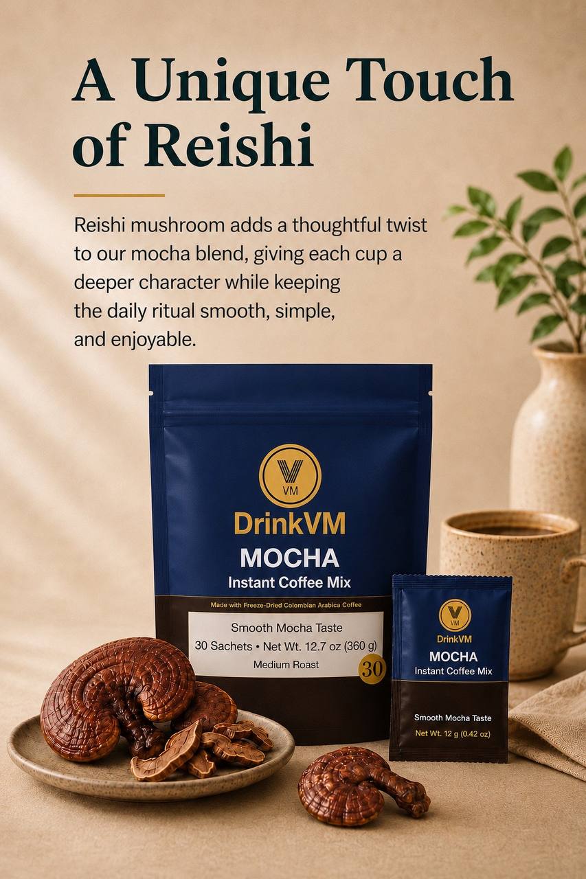 DrinkVM Mocha Instant Coffee Mix – 30 Sachets