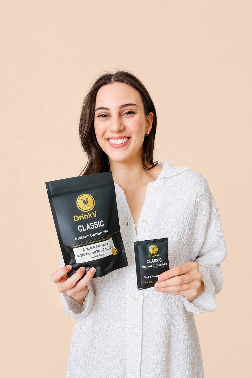 DrinkVM Classic Instant Coffee Mix – 14 Sachets