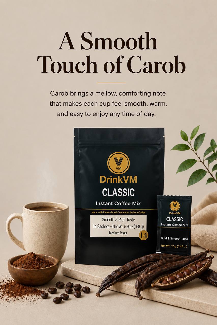DrinkVM Classic Instant Coffee Mix – 14 Sachets