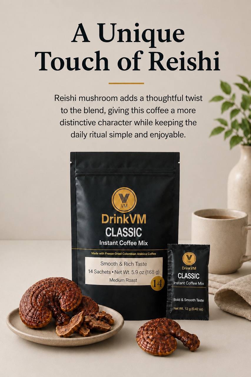DrinkVM Classic Instant Coffee Mix – 14 Sachets