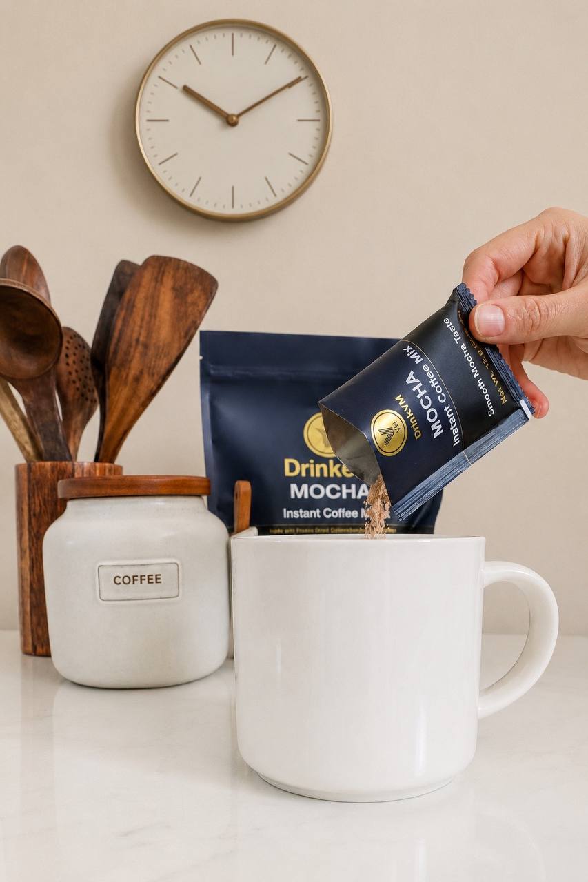 DrinkVM Mocha Instant Coffee Mix – 14 Sachets