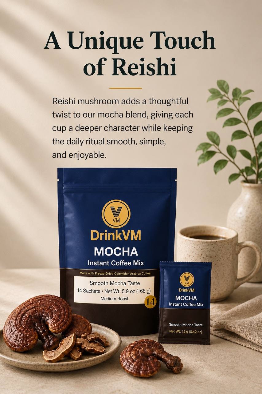 DrinkVM Mocha Instant Coffee Mix – 14 Sachets