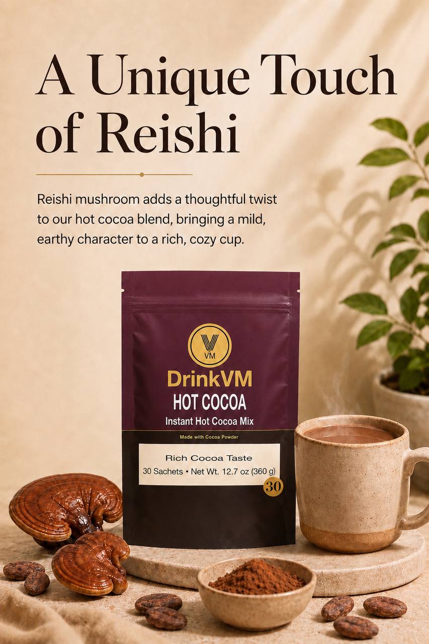 DrinkVM Instant Hot Cocoa Mix – 30 Sachets