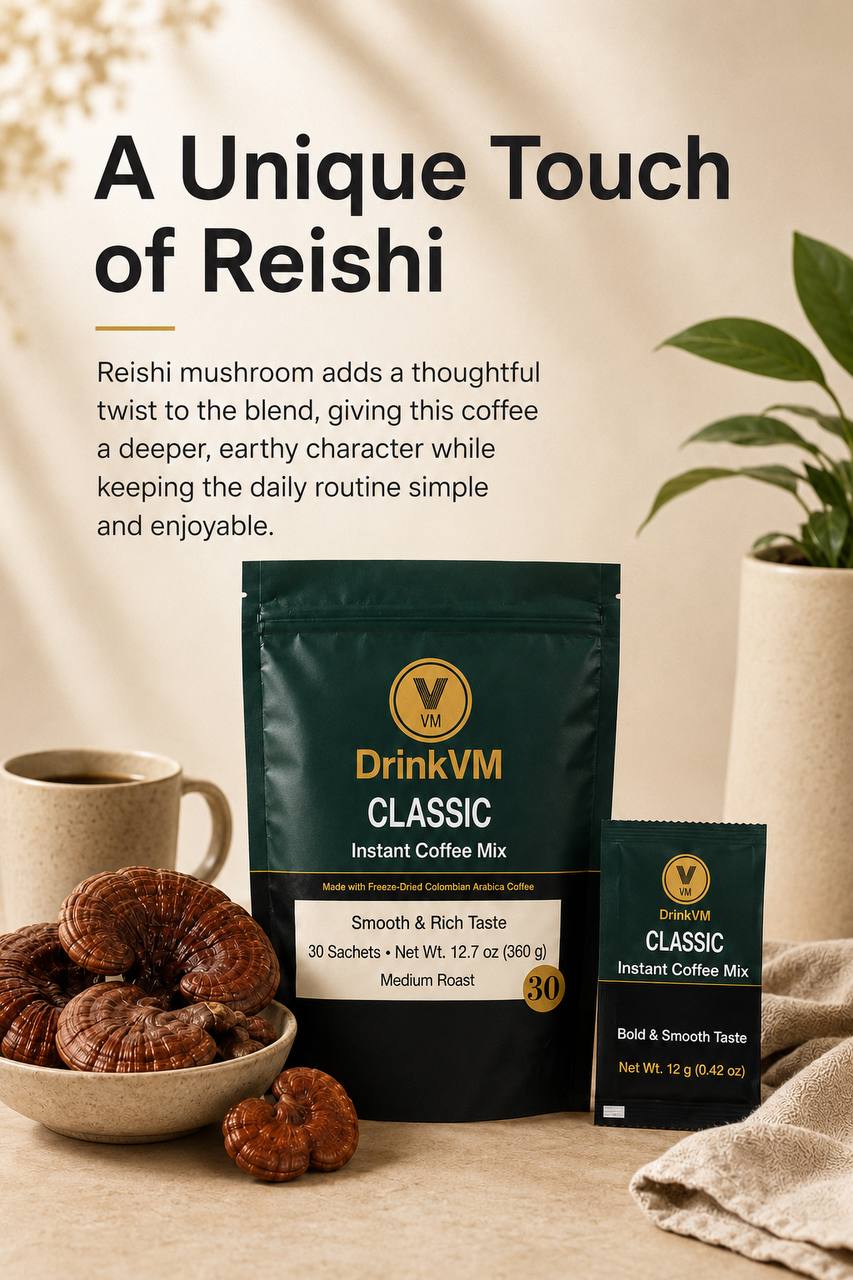 DrinkVM Classic Instant Coffee Mix – 30 Sachets
