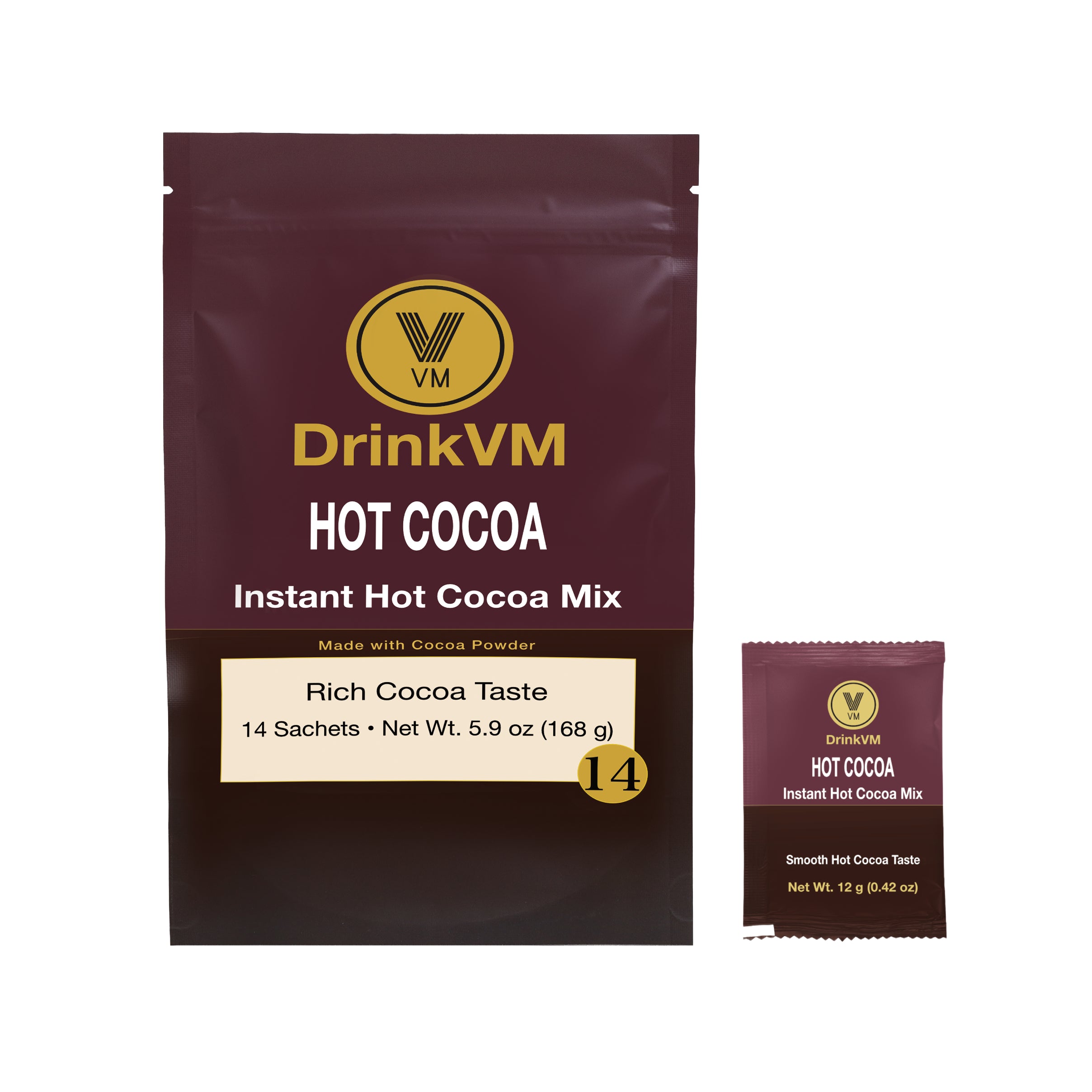 DrinkVM Hot Cocoa Mix – 14 Sachets