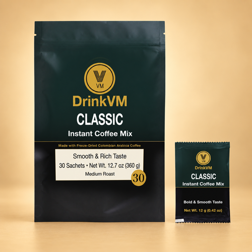DrinkVM Classic Instant Coffee Mix – 30 Sachets